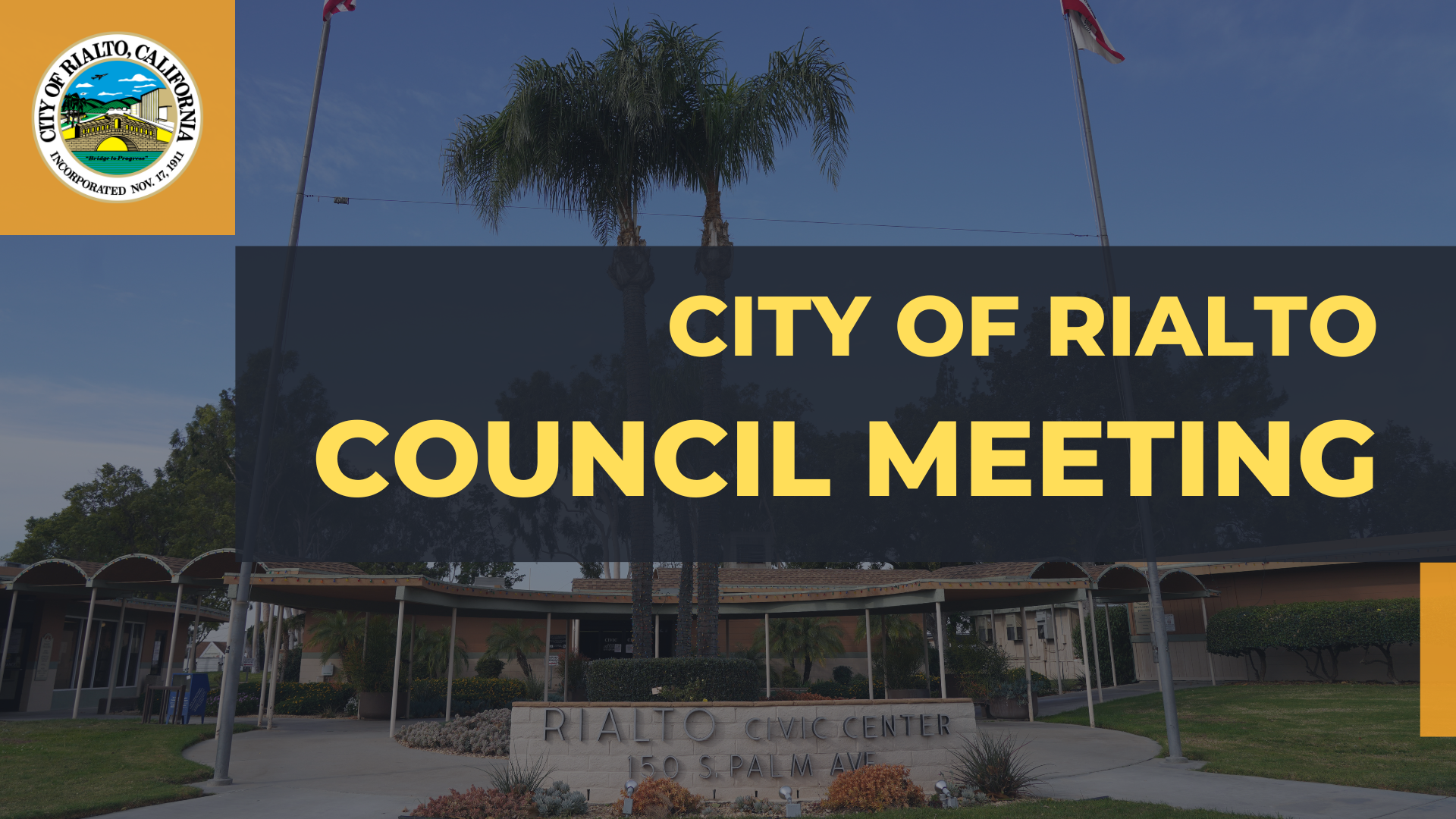 Rialto City Council Meetings videos