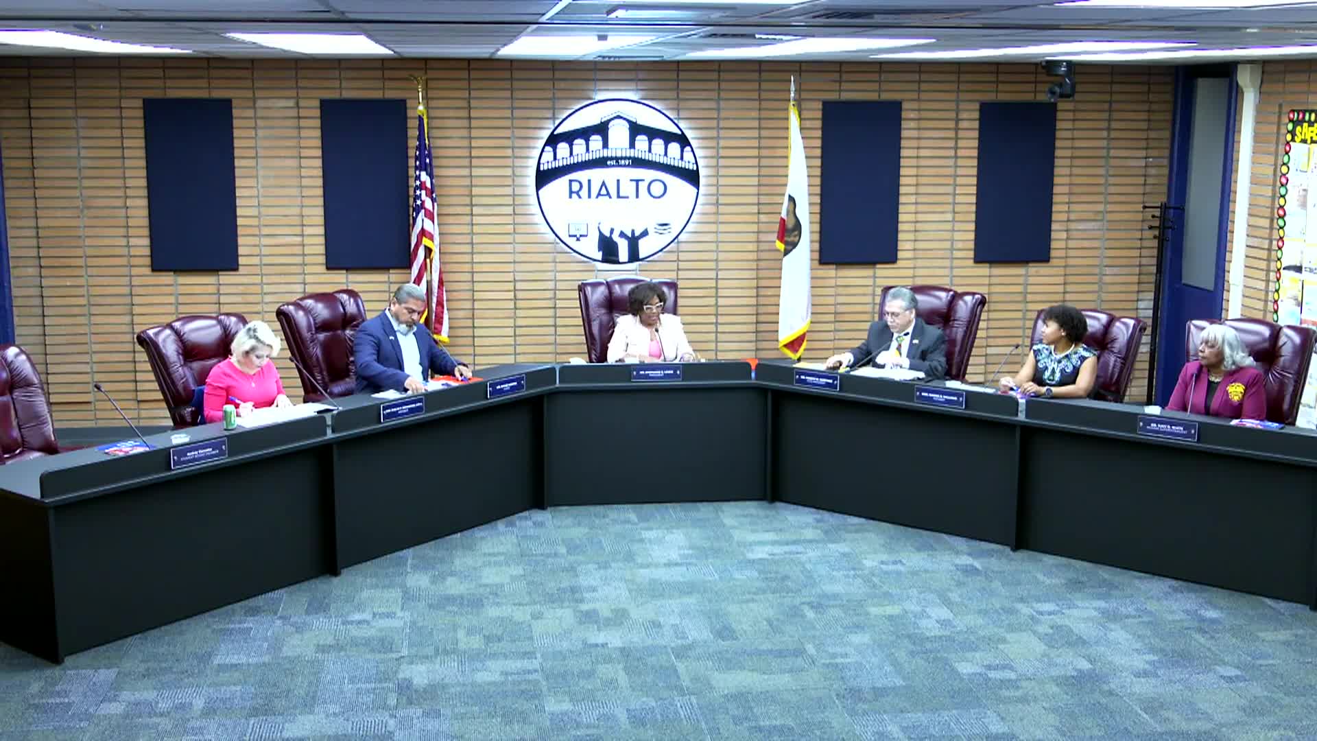 Rialto USD Board of Education Meeting - 10-2-2025